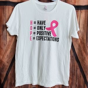Breast Cancer Awareness "HOPE" Tee, Medium